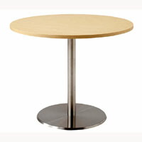 天童木工 T-2709MP-NT テーブル メープル (ナチュラル) ステンレス