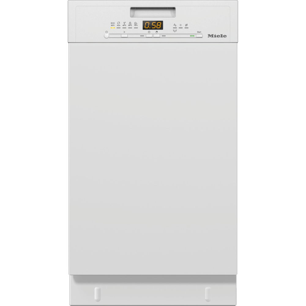 ミーレ ビルトイン式食器洗い機 G5434SCU ブリリアントホワイト 45cm幅 Miele ドア材付属