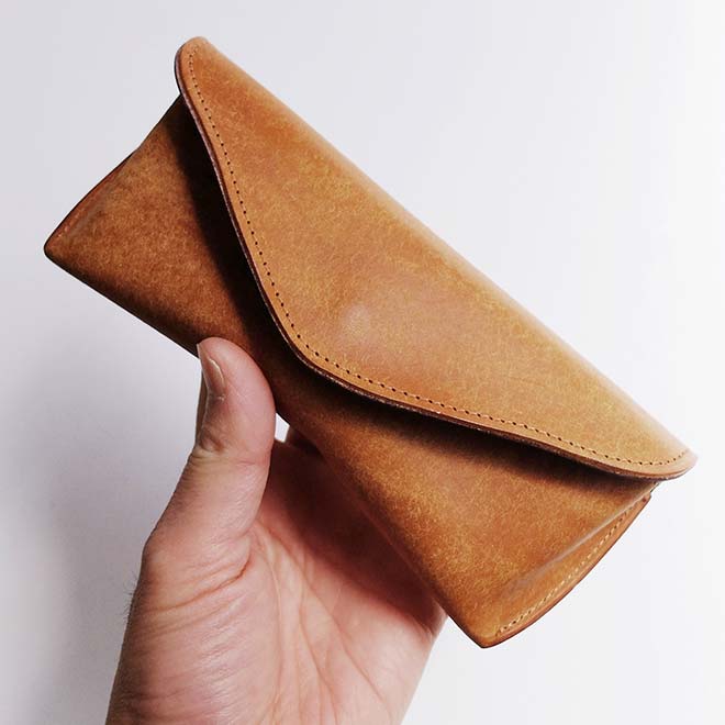 メガネケース 本革 【プエブロレザー】 眼鏡ケース 日本製